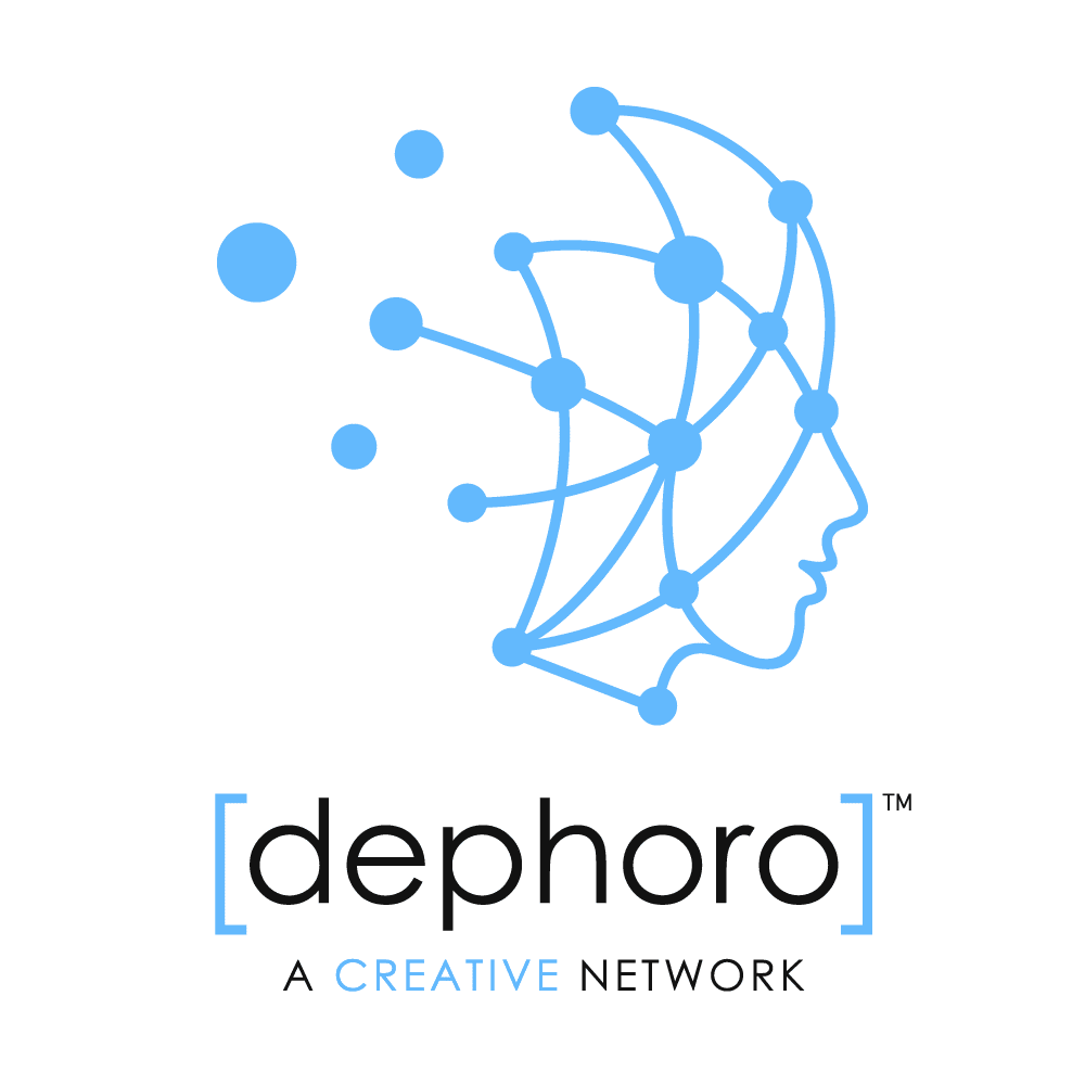 [dephoro] Logo – Square – Full – Blue – Light_@1000px
