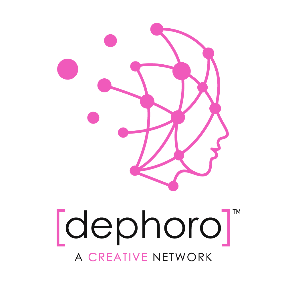 [dephoro] Logo – Square – Full – Pink – Light_@1000px