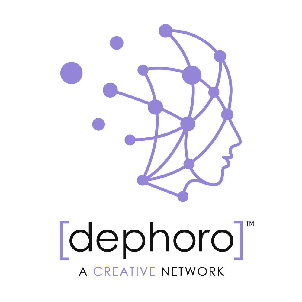 [dephoro] Logo – Square – Full – Purple – Light_@1000px