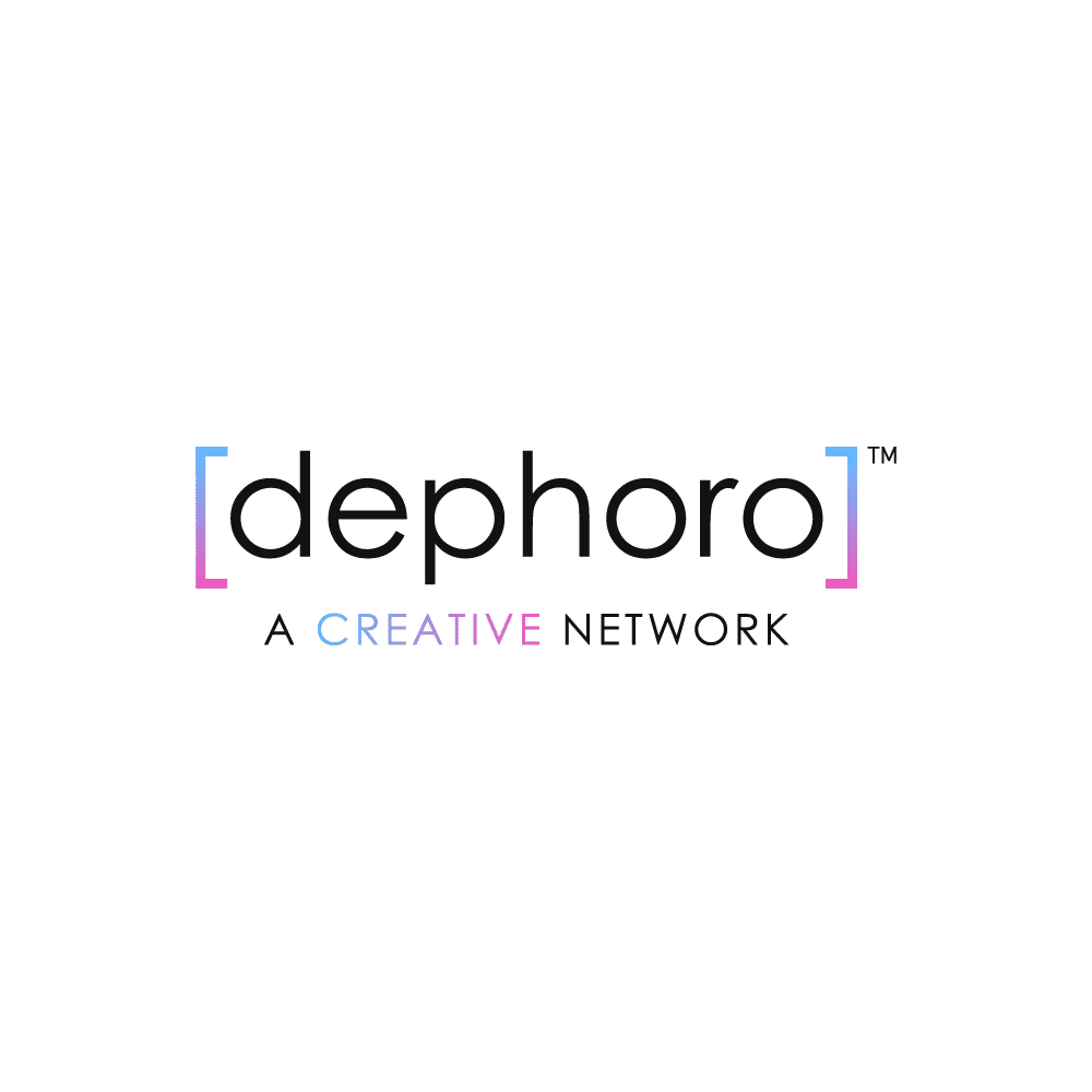 [dephoro] Logo – Square – Text – Spectral – Light_@1000px